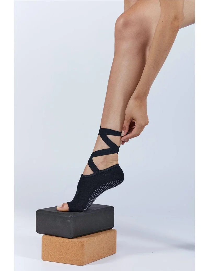 Chaussette de yoga lace