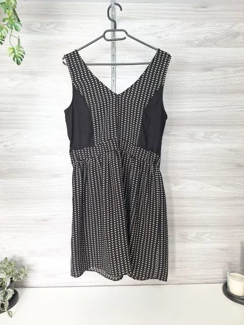 H&M Sommerkleid Grafikmuster 44
