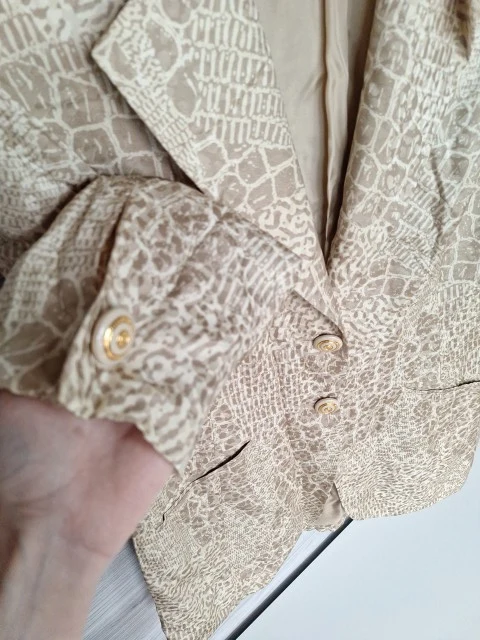 Hero Paris Seidenblazer Animalmuster 42