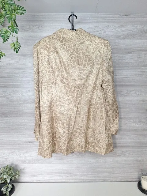 Hero Paris Seidenblazer Animalmuster 42