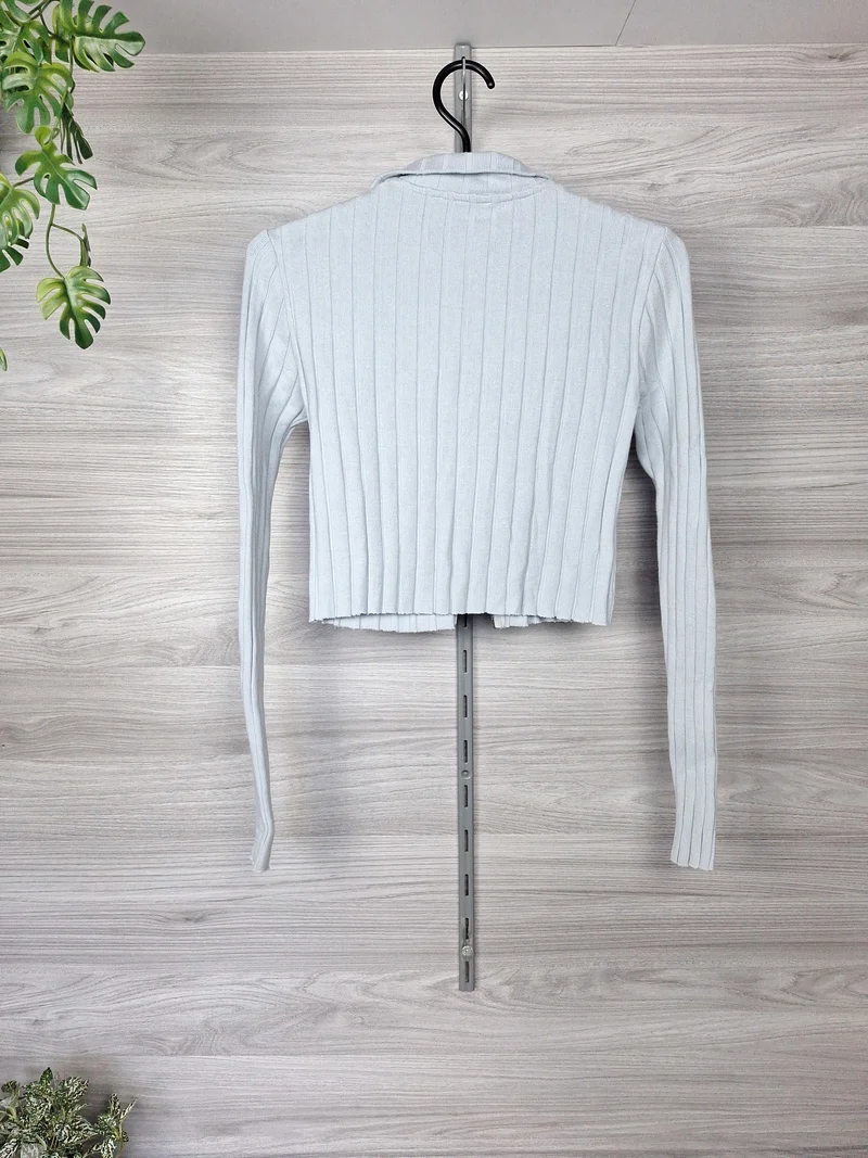 Bershka Cropped Strickpullover 36