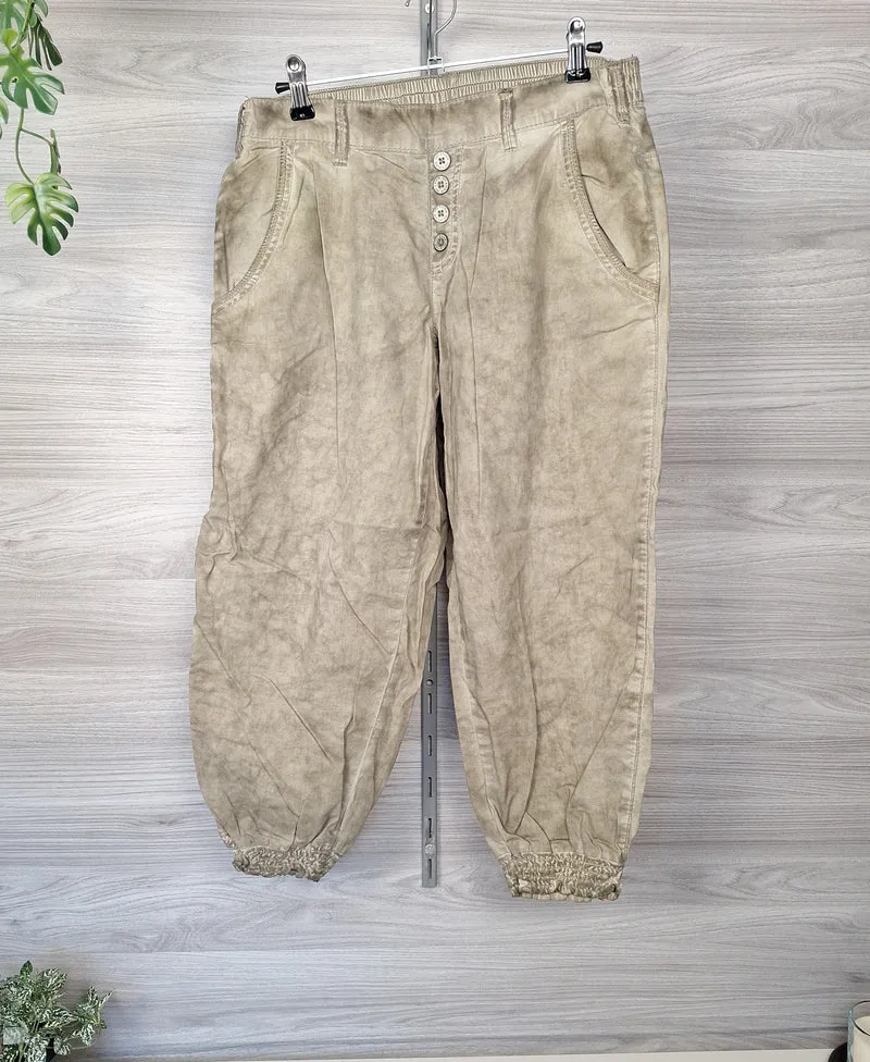 Takko Haremshose Washed-Optik 34