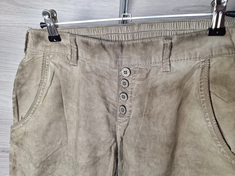 Takko Haremshose Washed-Optik 34