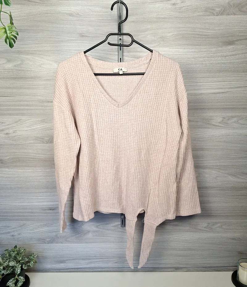 C&A Strickpullover Bindesaum 36