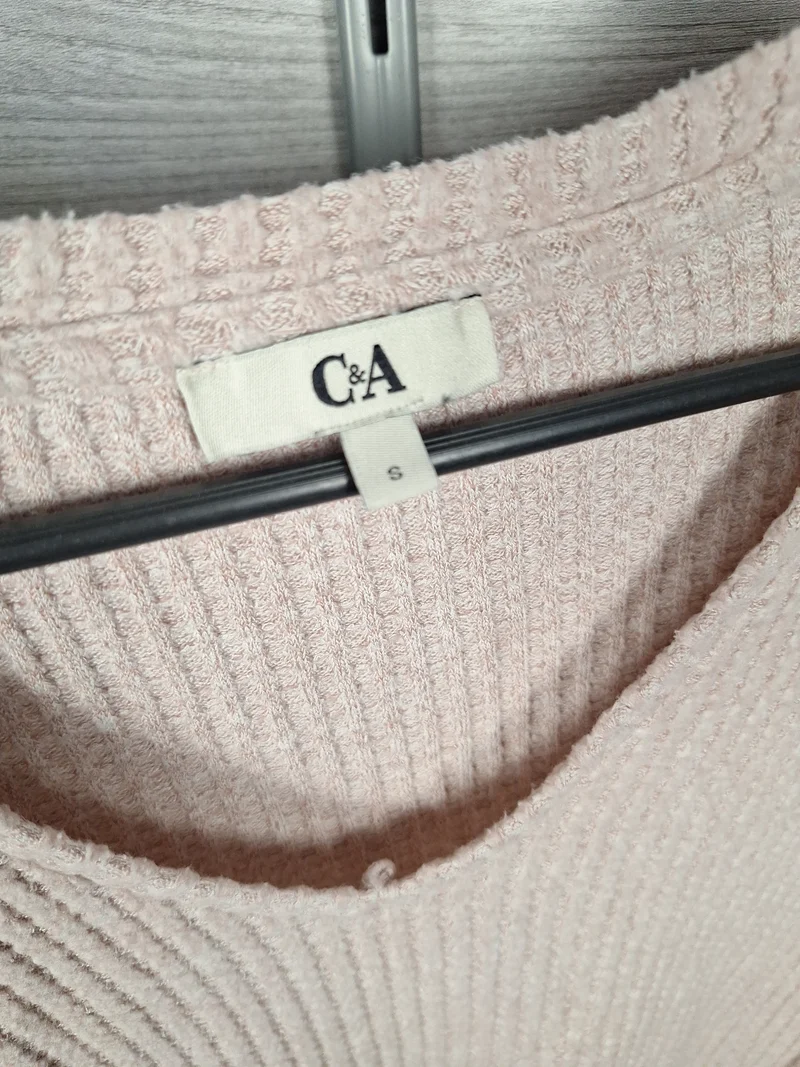 C&A Strickpullover Bindesaum 36