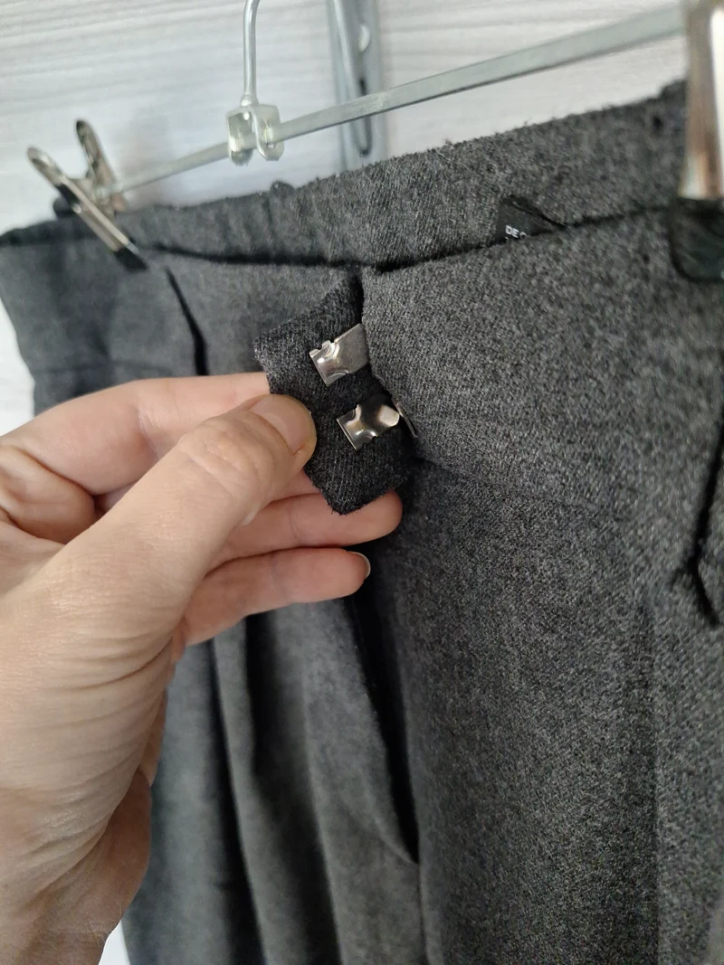 H&M Stoffhose Grau 38