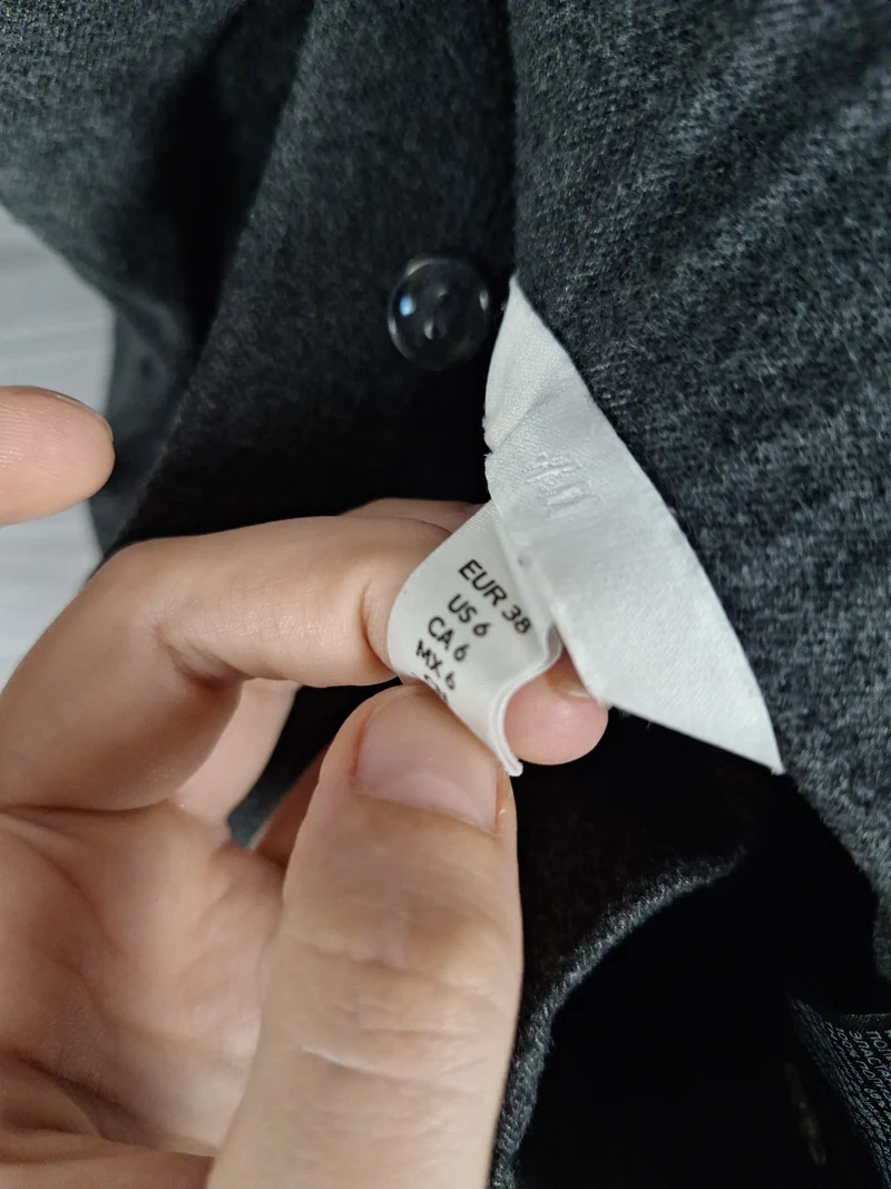 H&M Stoffhose Grau 38