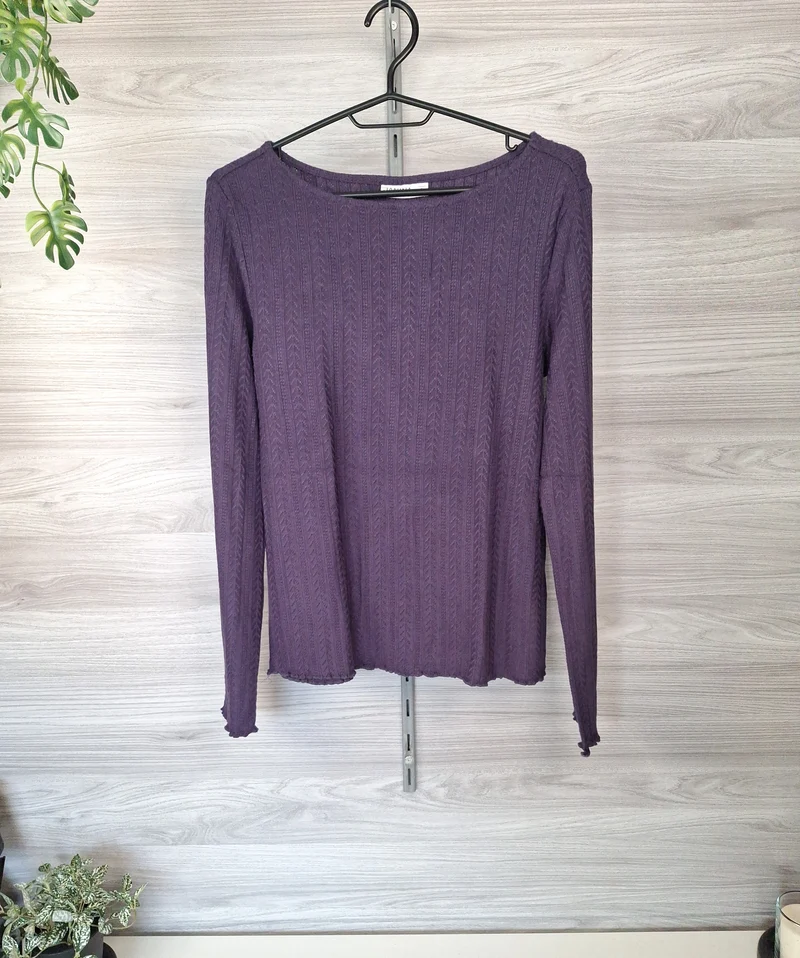 Janina Langarmshirt Strukturmuster 36