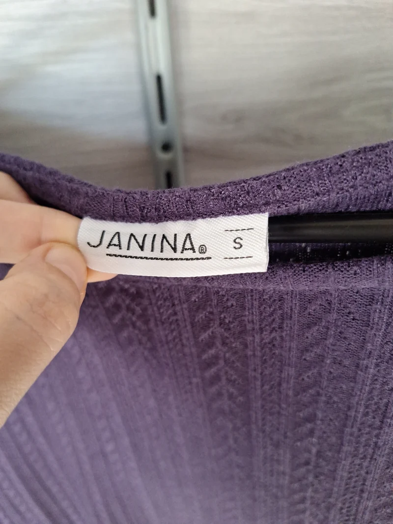 Janina Langarmshirt Strukturmuster 36