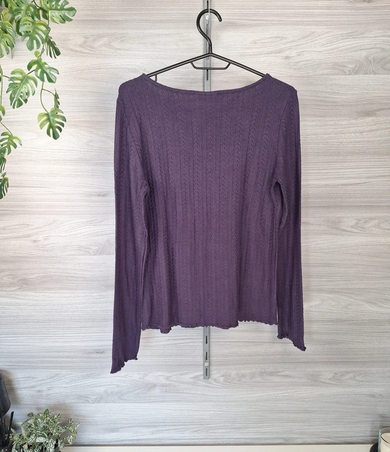 Janina Langarmshirt Strukturmuster 36
