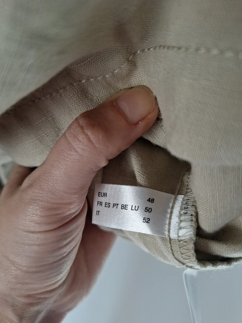Yessica Leinenjacke Kordelzug 48