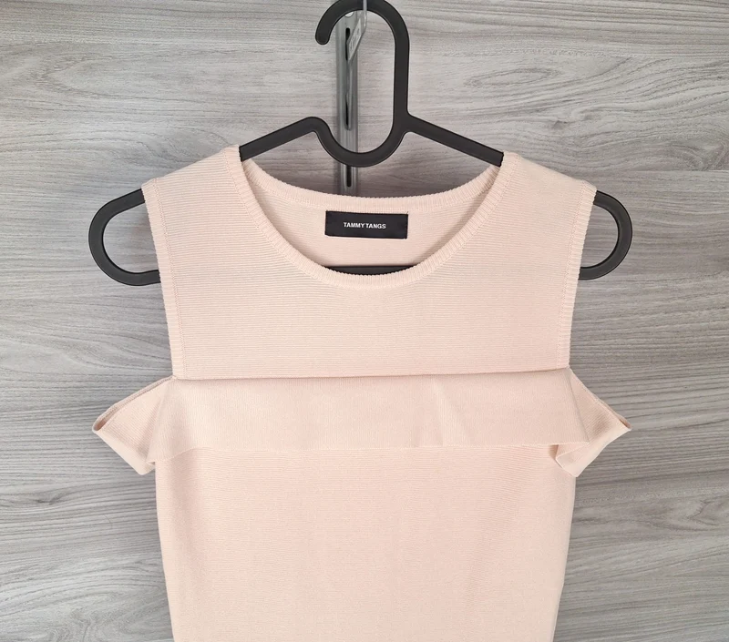 Tammy Tangs Volantkleid Rosa 34
