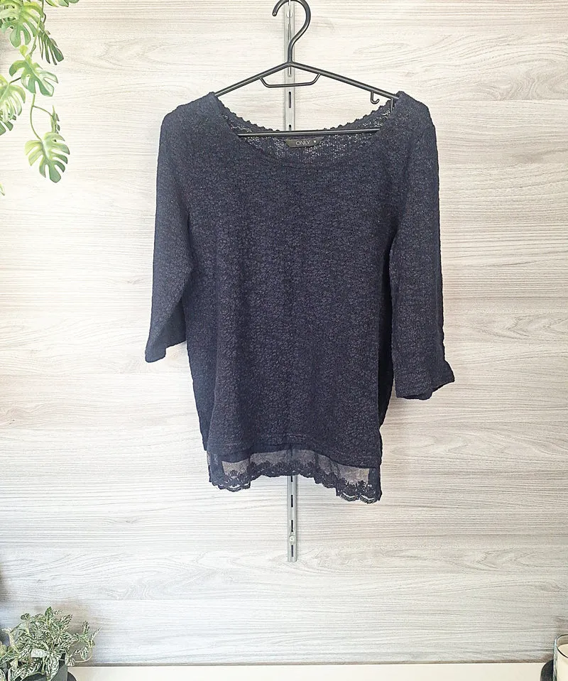 Only Strickpullover Spitze 38