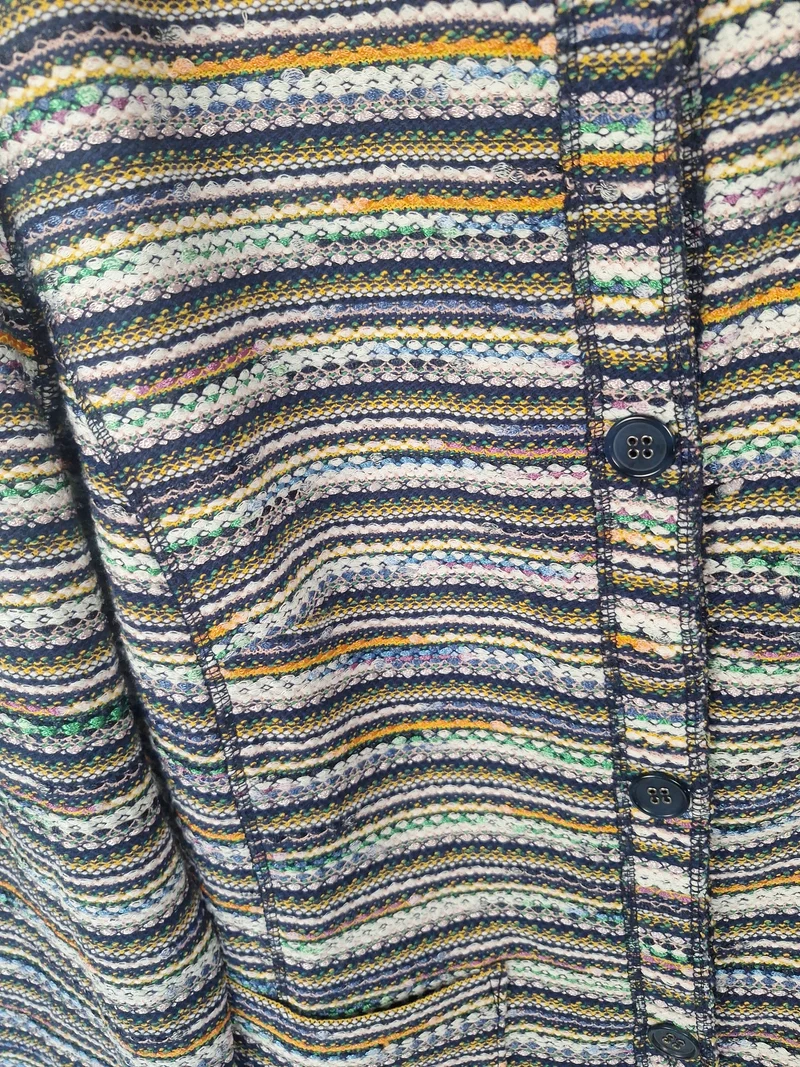 Sommermann Strickjacke Streifen 46