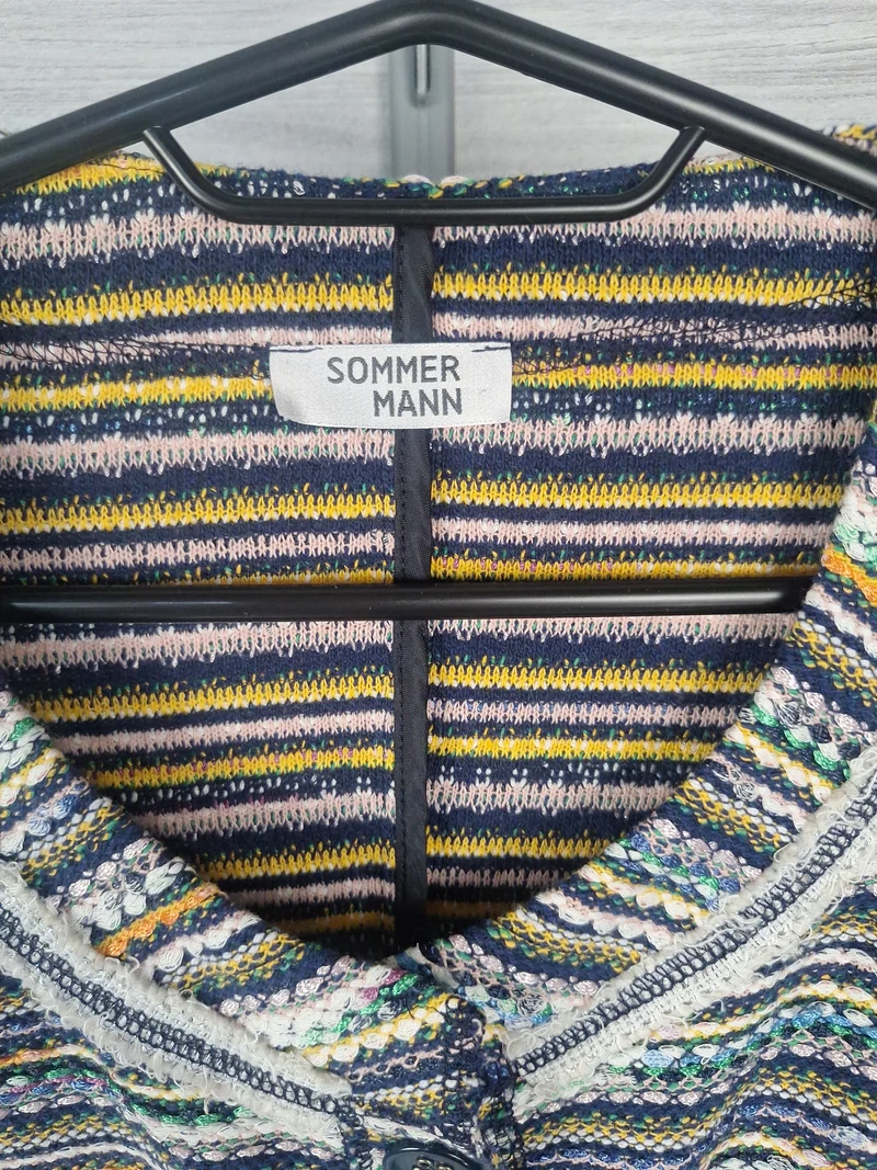 Sommermann Strickjacke Streifen 46