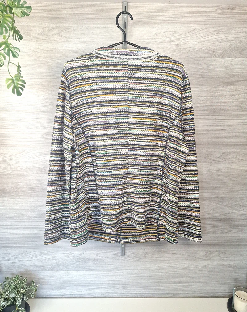 Sommermann Strickjacke Streifen 46
