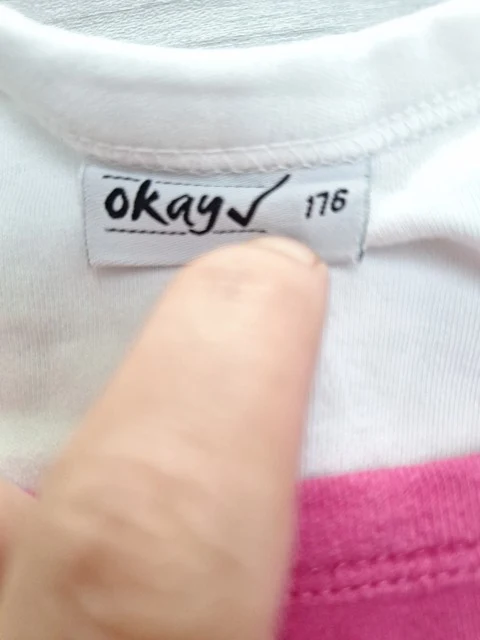 Okay T-Shirt Lagenlook Print 176