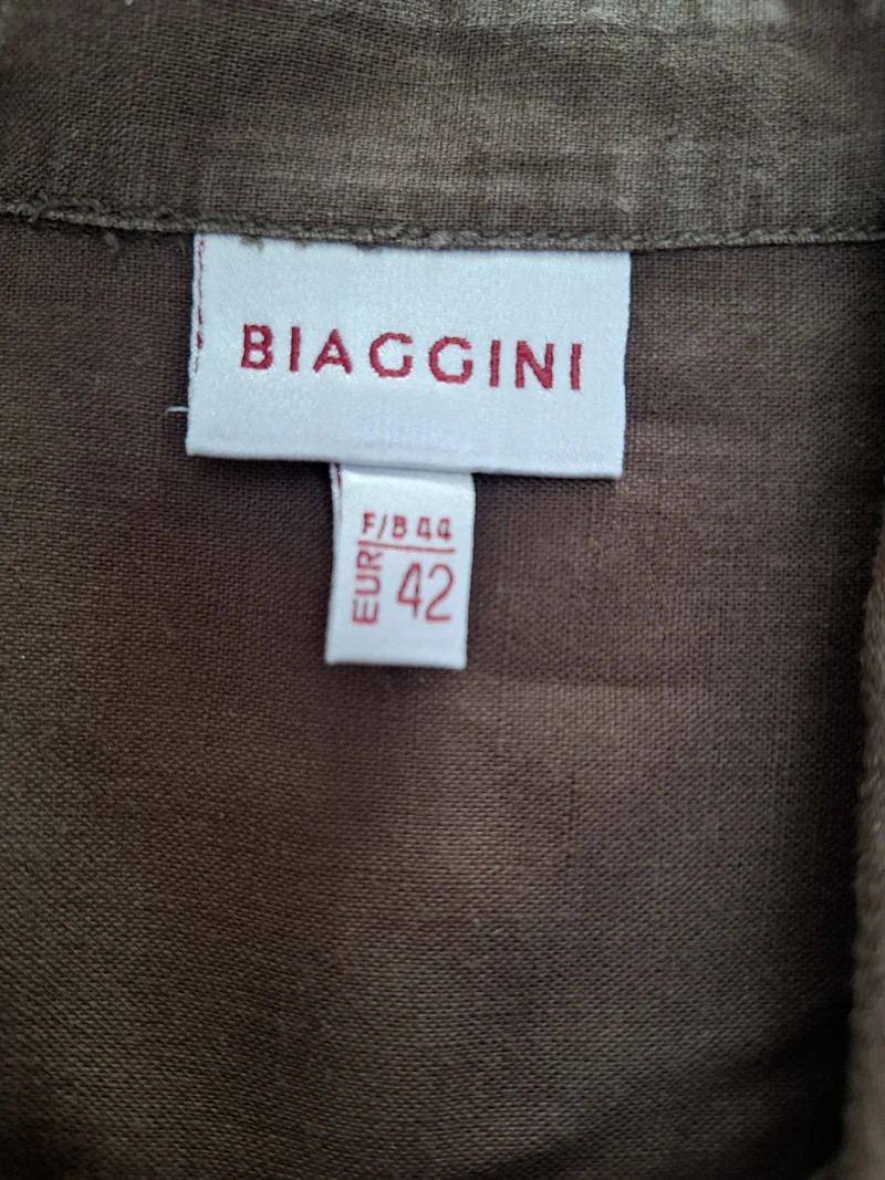 Biaggini Kurzarmbluse Brusttaschen 42
