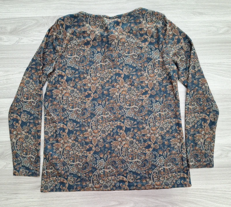 Laura Torelli Langarmshirt Paisley 38