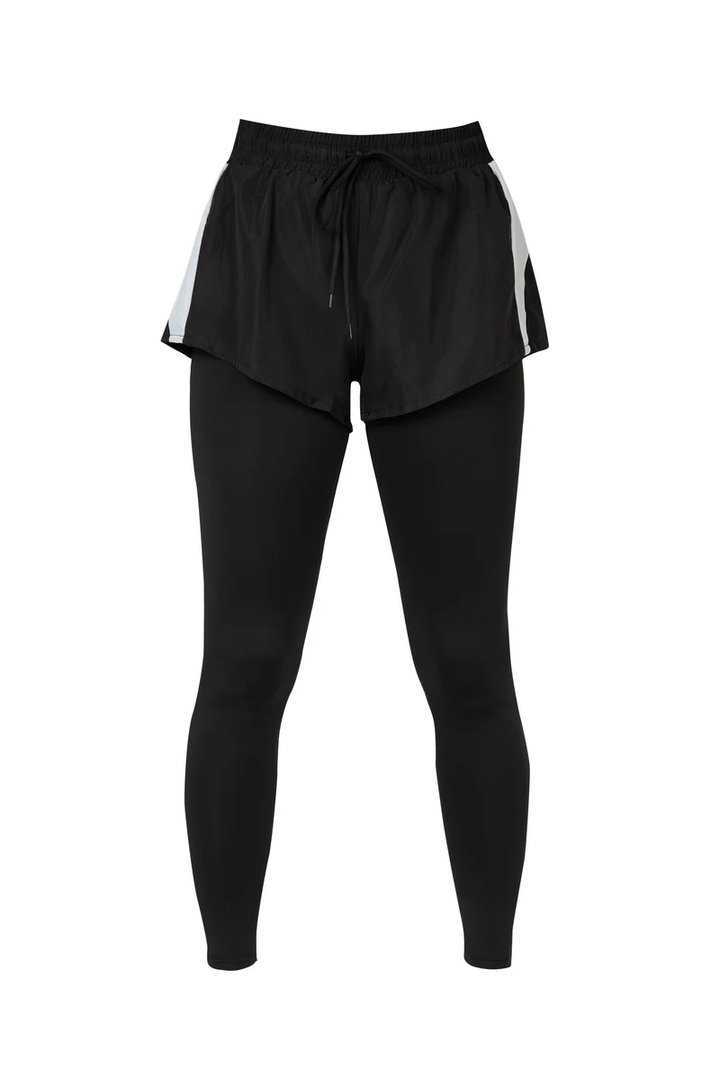 Collant training avec short Adèle