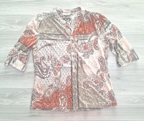 Canda 3/4-Arm-Bluse Paisley 36