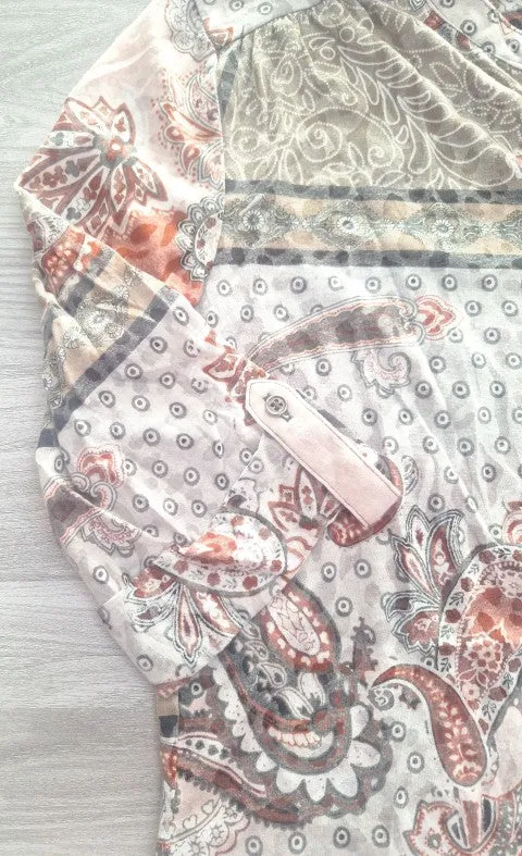 Canda 3/4-Arm-Bluse Paisley 36