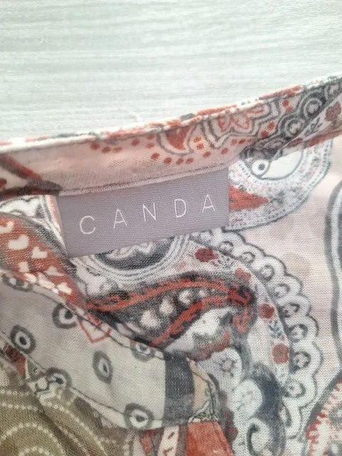 Canda 3/4-Arm-Bluse Paisley 36