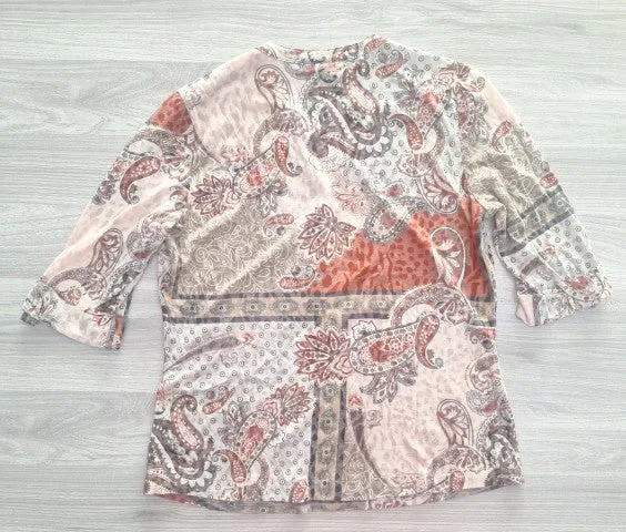 Canda 3/4-Arm-Bluse Paisley 36