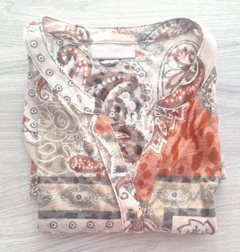 Canda 3/4-Arm-Bluse Paisley 36