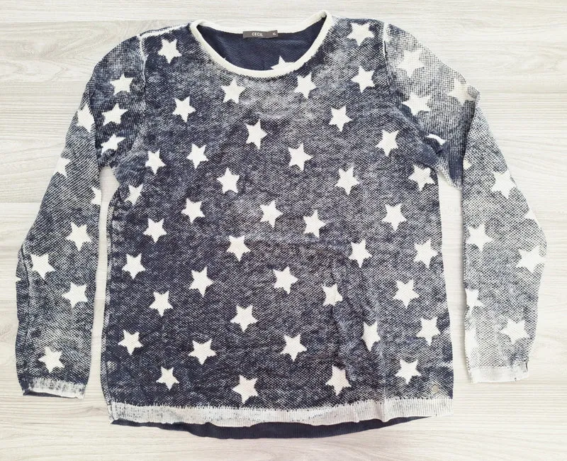Cecil Strickpullover Sterne 42