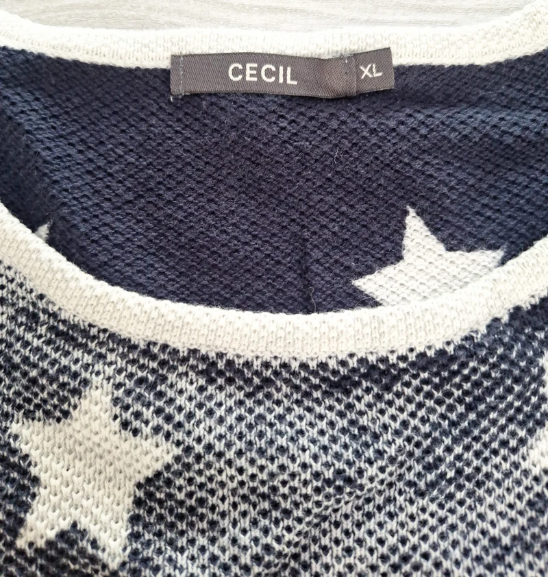 Cecil Strickpullover Sterne 42