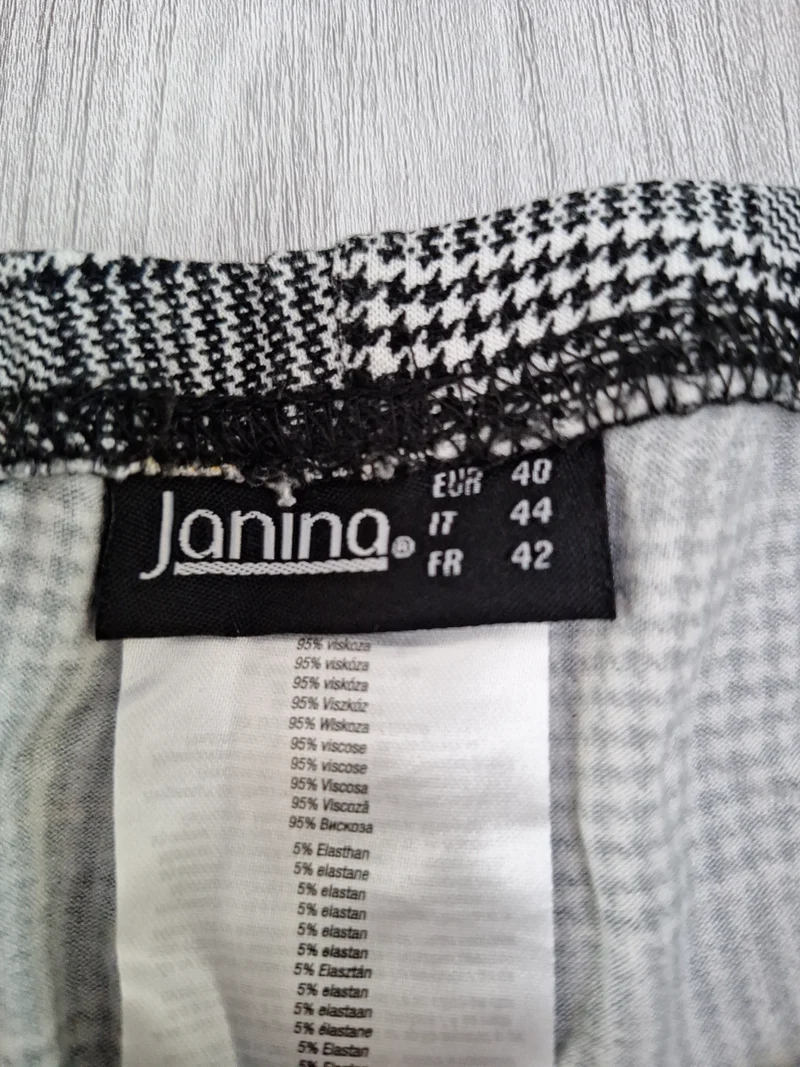 Janina Stoffhose kariert 40