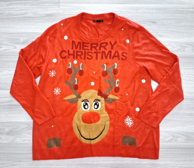 Esmara Weihnachtspullover Rentier 48/50