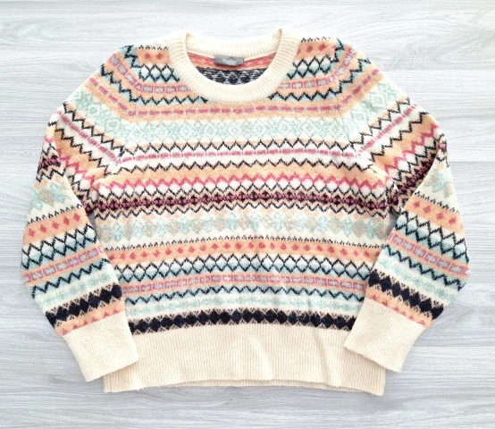 Yessica Strickpullover Norwegermuster 36