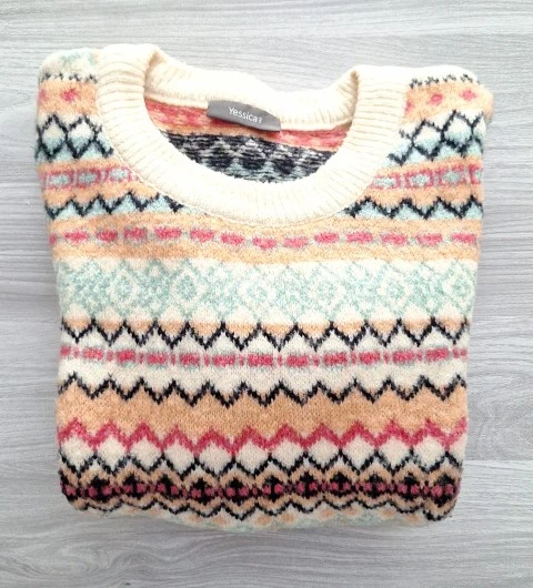 Yessica Strickpullover Norwegermuster 36