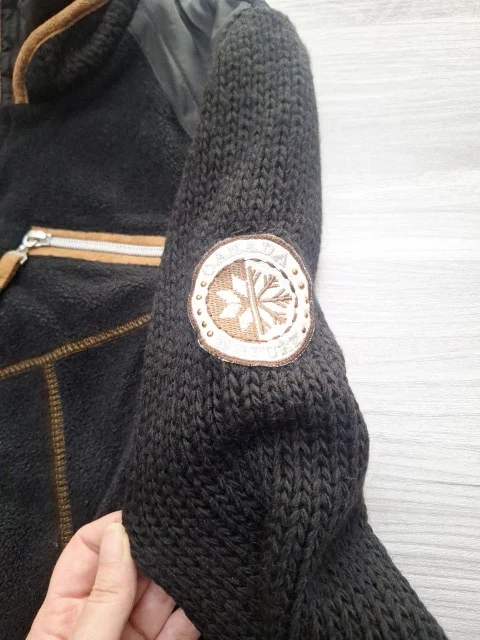 Rick Cardona Strickfleecejacke 40