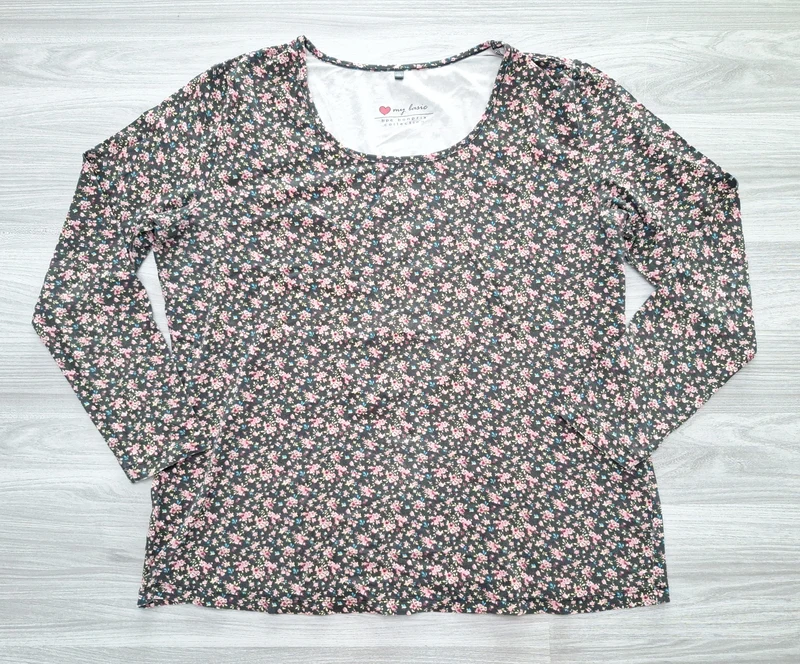 bpc Langarmshirt Blumen 48/50