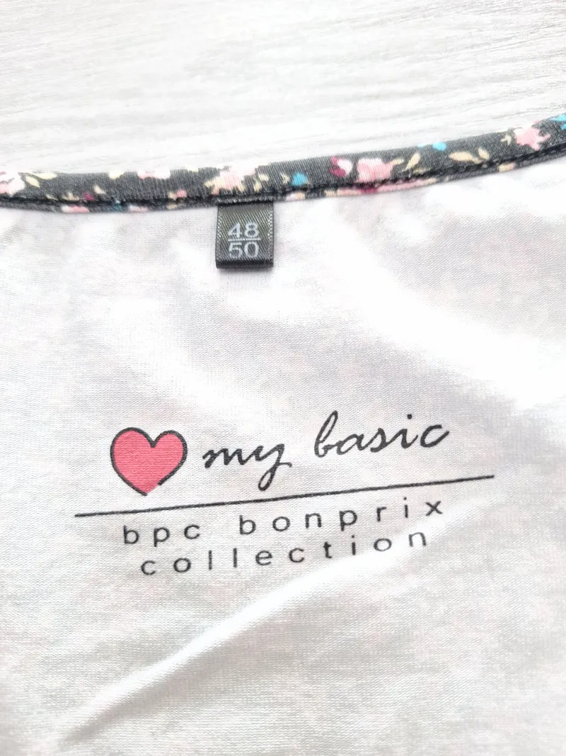 bpc Langarmshirt Blumen 48/50