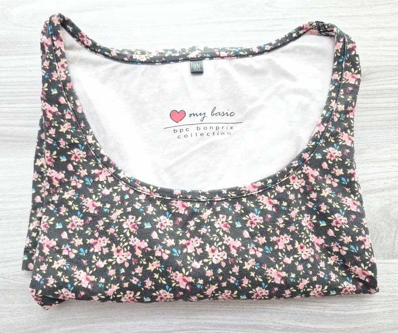 bpc Langarmshirt Blumen 48/50