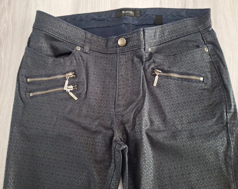 Tchibo Stoffhose Strukturmuster 42